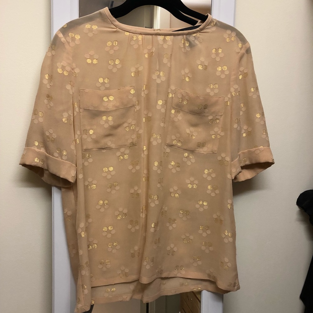 Marc by Marc Jacobs Galaxy Flower Silk Top